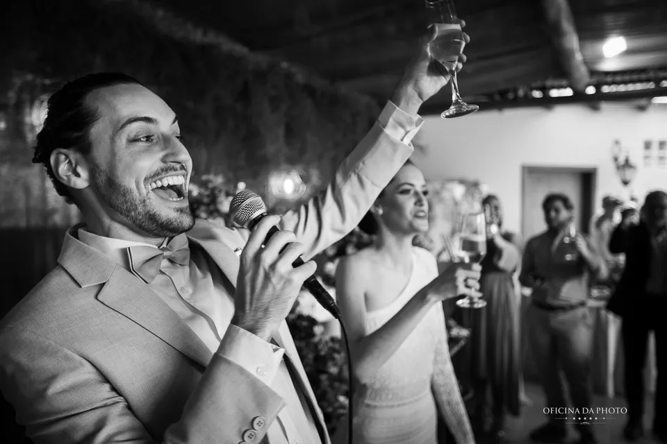 Mini wedding de Victoria e Pier, sítio particular em Jundiaí SP — foto 26